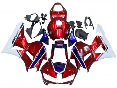 Wholesale 2013-2023 Honda CBR600RR Motorcycle Fairings - White Red Blue HRC