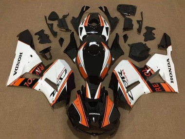 Wholesale 2013-2023 Honda CBR600RR Motorcycle Fairings - White Orange Glossy Black Repsol