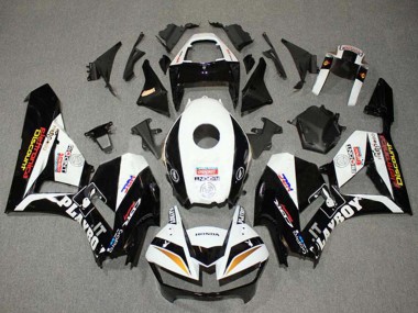 Wholesale 2013-2023 Honda CBR600RR Motorcycle Fairings - White Gold Glossy Black HRC