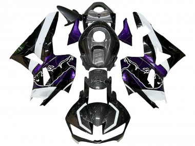 Wholesale 2013-2023 Honda CBR600RR Motorcycle Fairings - Black Carbon Fiber White Purple Red Bull