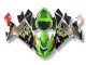 2006-2007 Kawasaki ZX10R Motorcycle Fairings - Green Grey Red Black Yellow