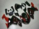2006-2007 Kawasaki ZX10R Motorcycle Fairings - Glossy Black Red