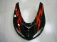 2006-2007 Kawasaki ZX10R Motorcycle Fairings - Glossy Black Red