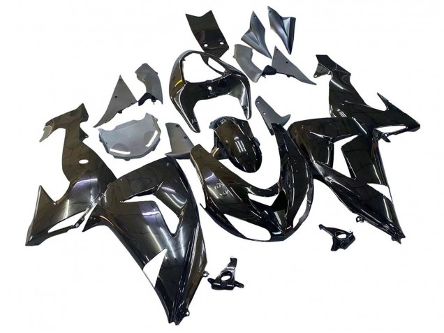 2006-2007 Kawasaki ZX10R Motorcycle Fairings - Glossy Black