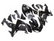 2006-2007 Kawasaki ZX10R Motorcycle Fairings - Matte Black Glossy Black