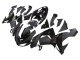 2006-2007 Kawasaki ZX10R Motorcycle Fairings - Matte Black Glossy Black