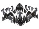 2006-2007 Kawasaki ZX10R Motorcycle Fairings - Matte Black Glossy Black