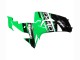 2006-2007 Kawasaki ZX10R Motorcycle Fairing Kits - Green White Black