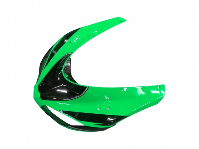 2006-2007 Kawasaki ZX10R Motorcycle Fairing Kits - Green White Black