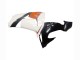 2006-2007 Kawasaki ZX10R Motorcycle Fairings - White Orange Black
