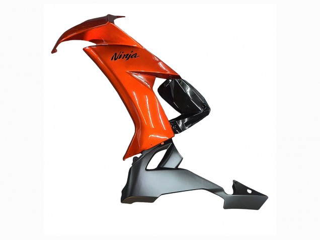 2008-2010 Kawasaki ZX10R Motorcycle Fairings - Burnt Orange Black