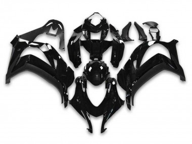 Wholesale 2016-2020 Kawasaki ZX10R Motorcycle Fairings - Glossy Black Ninja