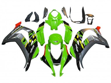 Wholesale 2016-2020 Kawasaki ZX10R Motorcycle Fairings - Green Red Grey