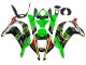 2016-2020 Kawasaki ZX10R Motorcycle Fairings - Green Yellow Red Black Elf Monster