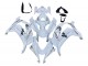 2016-2020 Kawasaki ZX10R Motorcycle Fairings - White Gold Black