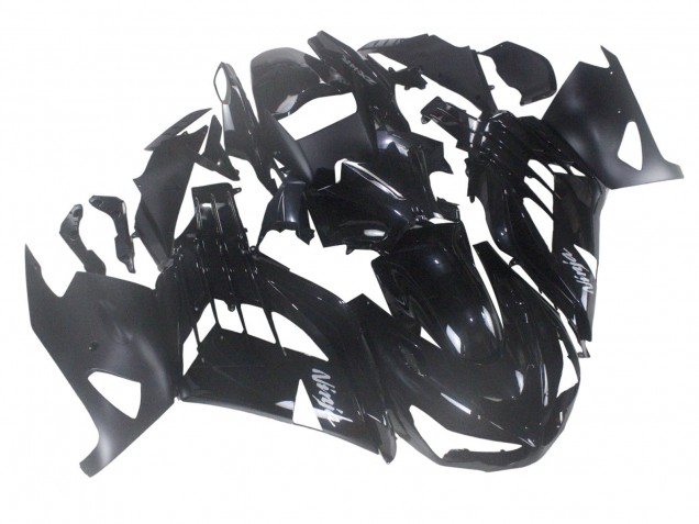 2012-2024 Kawasaki ZX14R ZZR1400 Motorcycle Fairing - Glossy Black Matte Black White Ninja