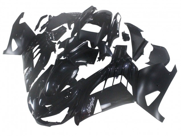 2012-2024 Kawasaki ZX14R ZZR1400 Motorcycle Fairing - Glossy Black Matte Black White Ninja