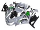 2012-2024 Kawasaki ZX14R ZZR1400 Motorcycle Fairings - Grey Green Black