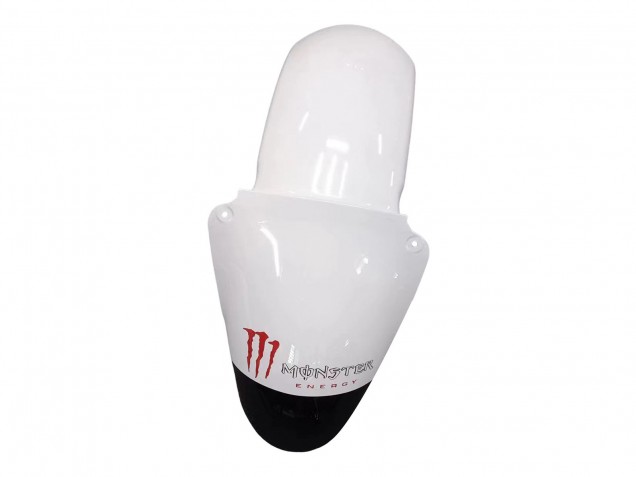 2000-2002 Kawasaki ZX6R Motorcycle Fairings - White Black Red Monster