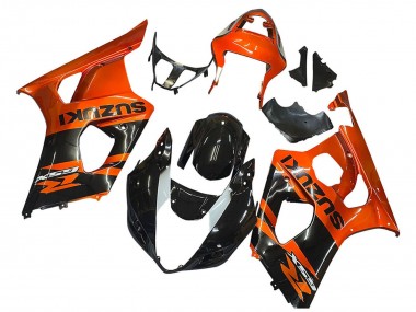 Wholesale 2003-2004 Suzuki GSXR 1000 Motorcycle Fairing - Burnt Orange Glossy Black