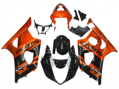 Wholesale 2003-2004 Suzuki GSXR 1000 Motorcycle Fairing - Burnt Orange Glossy Black