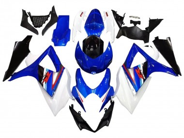 Wholesale 2007-2008 Suzuki GSXR 1000 Motorcycle Fairings - White Blue Black Red