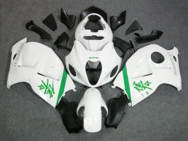 Wholesale 1996-2007 Suzuki GSXR 1300 Hayabusa Motorcycle Fairings - White Green