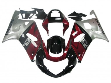 Wholesale 1996-2000 Suzuki GSXR 600 / GSXR 750 Motorcycle Fairings - Dark Blue White