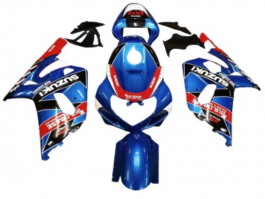 Wholesale 2001-2003 Suzuki GSXR 600 / GSXR 750 Motorcycle Fairings - Blue Red Racing