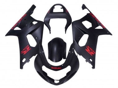 Wholesale 2001-2003 Suzuki GSXR 600 / GSXR 750 Motorcycle Fairings - Matte Black Red