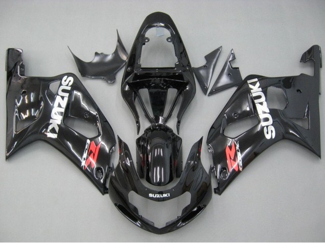 2001-2003 Suzuki GSXR 600 / GSXR 750 Motorcycle Fairings - Glossy Black Red White