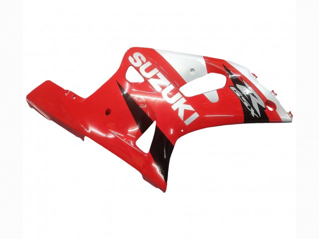 2001-2003 Suzuki GSXR 600 / GSXR 750 Motorcycle Fairing - Red White Glossy Black