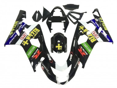 Wholesale 2001-2003 Suzuki GSXR 600 / GSXR 750 Motorcycle Fairings - Glossy Black Green White Yellow Rizla