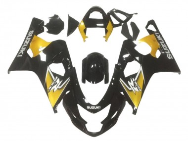 Wholesale 2001-2003 Suzuki GSXR 600 / GSXR 750 Motorcycle Fairings - Yellow Glossy Black