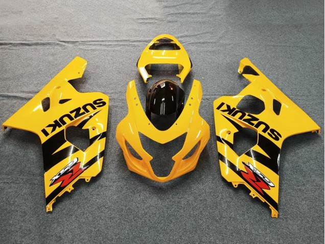 2004-2005 Suzuki GSXR 600 / GSXR 750 Motorcycle Fairings - Yellow Black