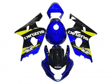 Wholesale 2004-2005 Suzuki GSXR 600 / GSXR 750 Motorcycle Fairings - Blue Yellow Black