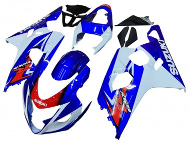 Wholesale 2004-2005 Suzuki GSXR 600 / GSXR 750 Motorcycle Fairing - White Blue Red