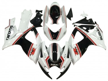 Wholesale 2006-2007 Suzuki GSXR 600 / GSXR 750 Motorcycle Fairing - White Black Red