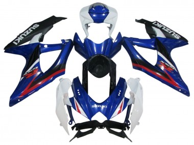 Wholesale 2006-2007 Suzuki GSXR 600 / GSXR 750 Motorcycle Fairings - White Blue Red Black