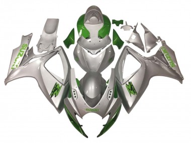 Wholesale 2006-2007 Suzuki GSXR 600 / GSXR 750 Motorcycle Fairings - Silver Green