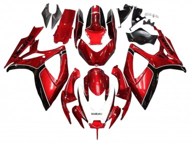 Wholesale 2006-2007 Suzuki GSXR 600 / GSXR 750 Motorcycle Fairings - Red Black