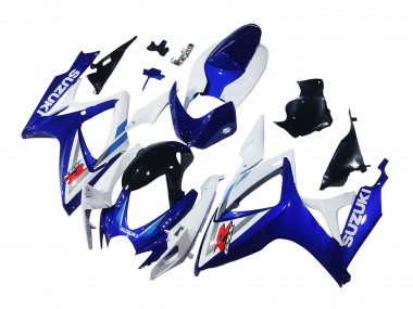 Wholesale 2006-2007 Suzuki GSXR 600 / GSXR 750 Motorcycle Fairings - White Blue Glossy Black Red