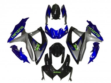 Wholesale 2008-2010 Suzuki GSXR 600 / GSXR 750 Motorcycle Fairings - Blue Grey Glossy Black Green