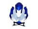 2008-2010 Suzuki GSXR 600 / GSXR 750 Motorcycle Fairing Kits - Blue White Red