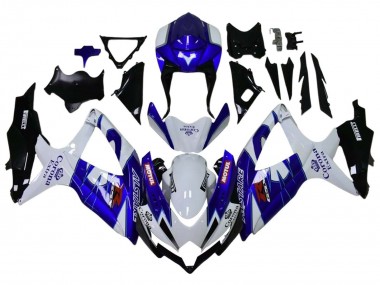 Wholesale 2008-2010 Suzuki GSXR 600 / GSXR 750 Motorcycle Fairings - White Blue Matte Black Red Motul