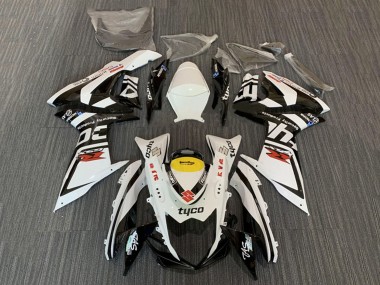 Wholesale 2008-2010 Suzuki GSXR 600 / GSXR 750 Motorcycle Fairings - White Yellow Black Tyco