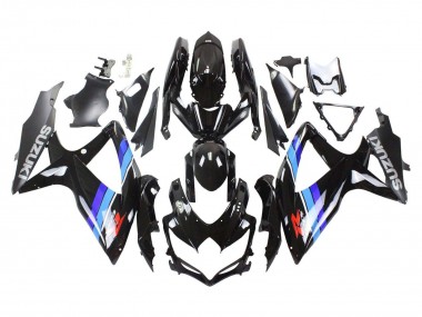 Wholesale 2008-2010 Suzuki GSXR 600 / GSXR 750 Motorcycle Fairings - Glossy Black Blue