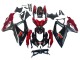 2008-2010 Suzuki GSXR 600 / GSXR 750 Motorcycle Fairing - Red Glossy Black