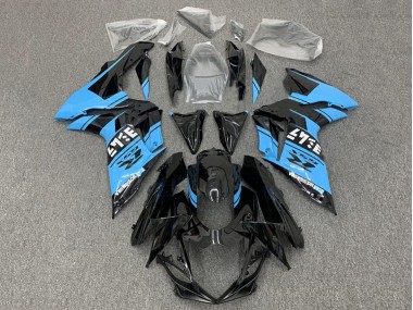 Wholesale 2011-2024 Suzuki GSXR 600 / GSXR 750 Motorcycle Fairings - Glossy Black Light Blue