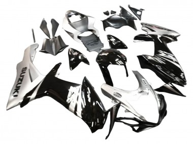 Wholesale 2011-2024 Suzuki GSXR 600 / GSXR 750 Motorcycle Fairing - Glossy Black Silver